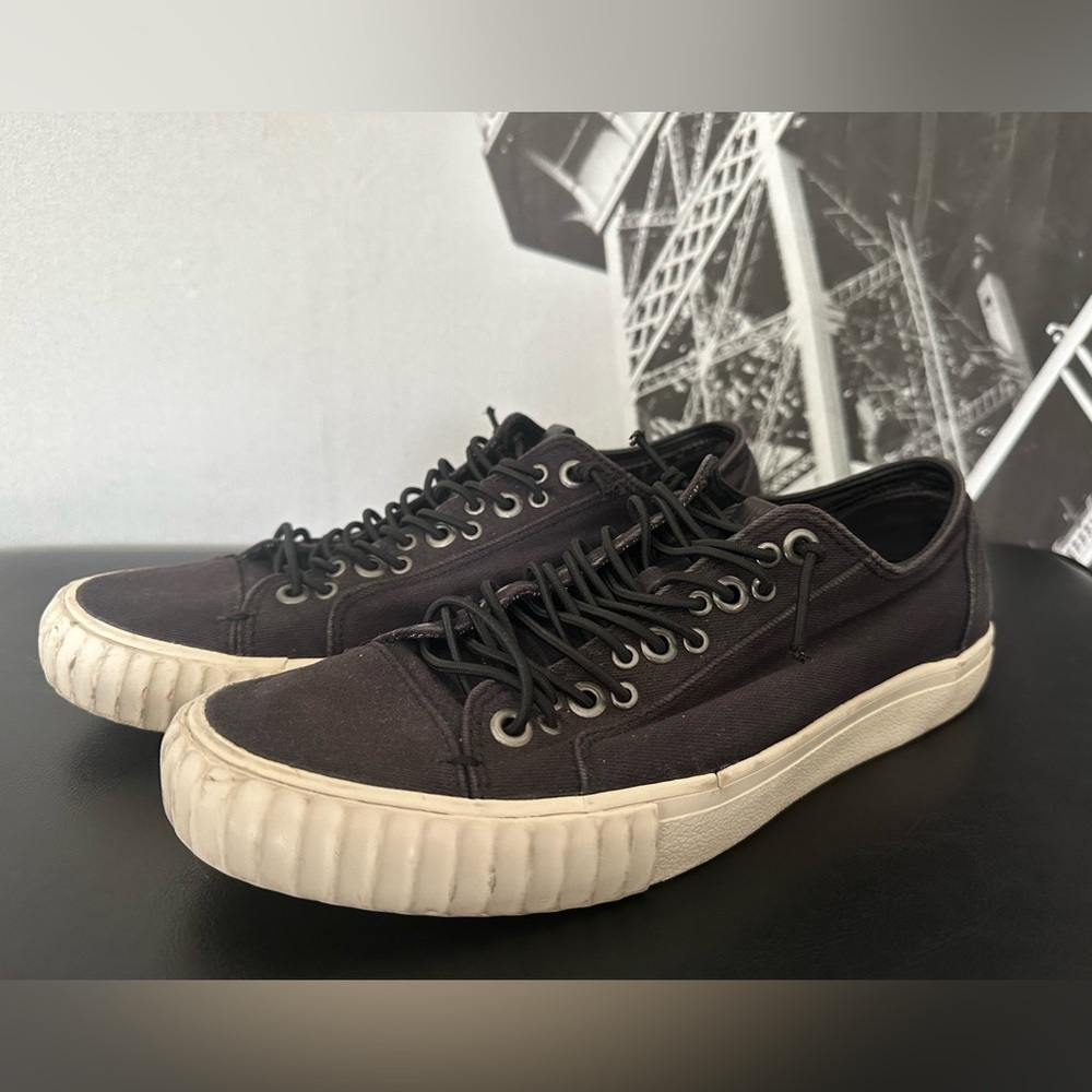 John Varvatos Bootleg Men' Shoes 8.0 M Black G Casual Sneaker - Picture 2 of 13